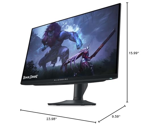 Alienware AW2725DF OLED Gaming Monitor - 26.7 - inch Quantom - Dot WQHD (2560x1440) 360Hz 0.03Ms Display, AMD FreeSync Premium Pro, HDMI/DP/USB 3.2 Gen1, Height/Tilt/Swivel/Pivot Adjustability - Black - The One Stop Deals