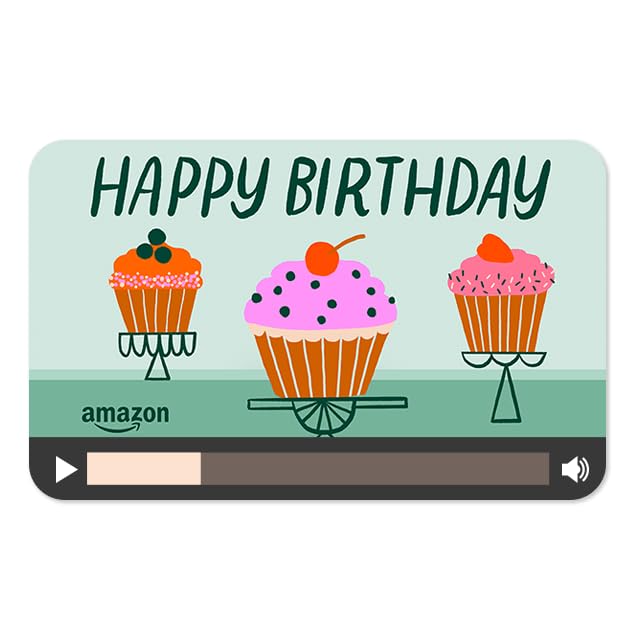 Amazon eGift Card - Birthday Cupcake (Animated) - The One Stop Deals