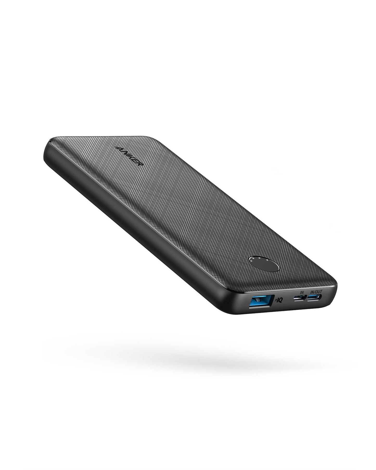 Anker Power Bank(PowerCore 10K),Compact Travel - Ready 10,000mAh Battery Pack with PowerIQ Charging Technology,5V/3A High - Speed Charging for iPhone,iPad,and More (USB - C Input and Output（Black），1pack) - The One Stop Deals