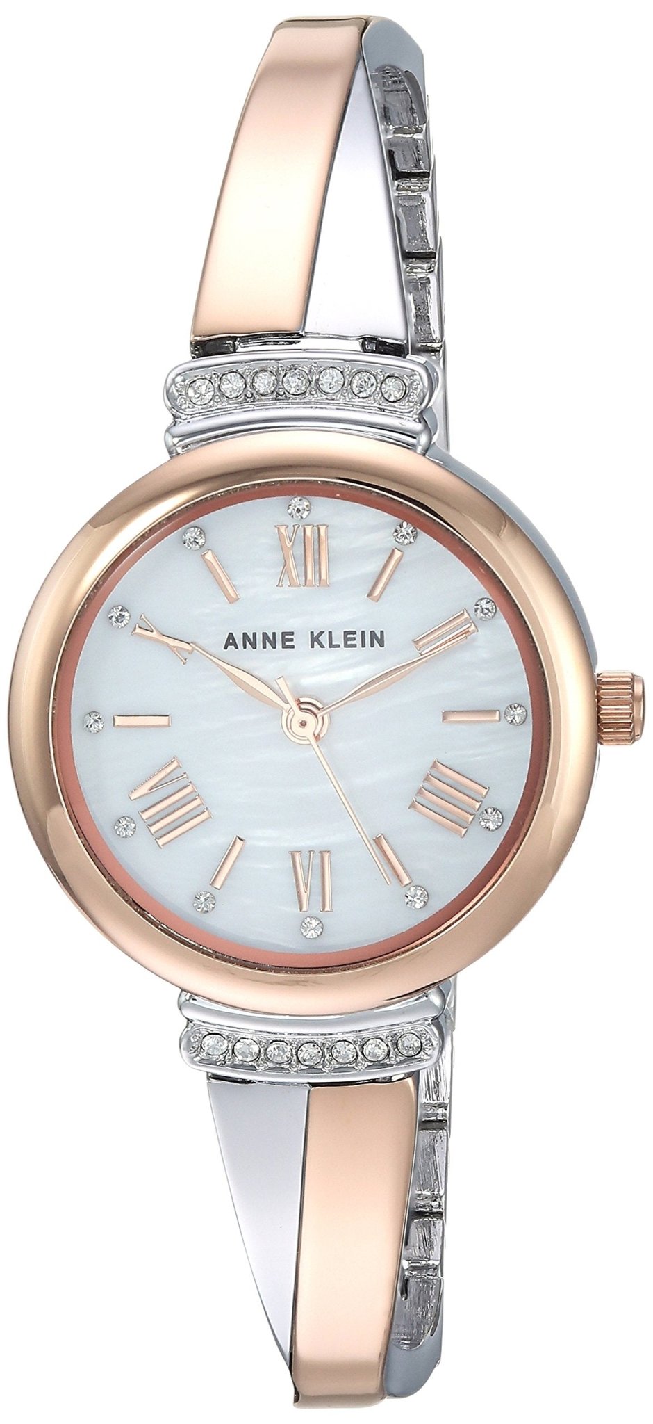 Anne Klein Women's Premium Crystal Accented Bangle Watch Set, AK/2245 - The One Stop Deals