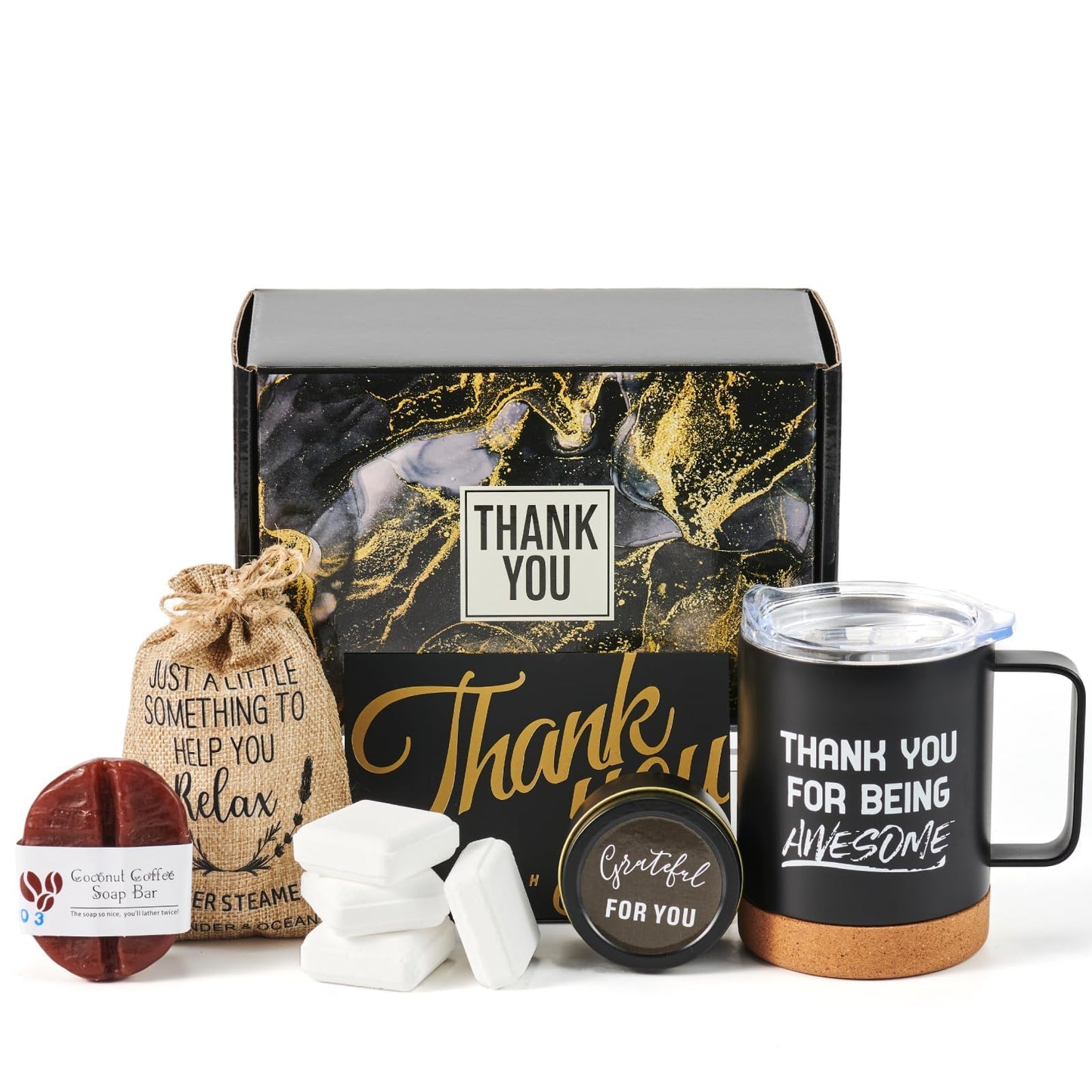 APRBOX Thank You Gifts Employee Appreciation Gifts Mothers Day Gifts with Thank You Cards Spa Gift Baskets for Men Women Teacher Assistant Worker Farewell Goodbye Gift for Coworker Hostess Staff - The One Stop Deals