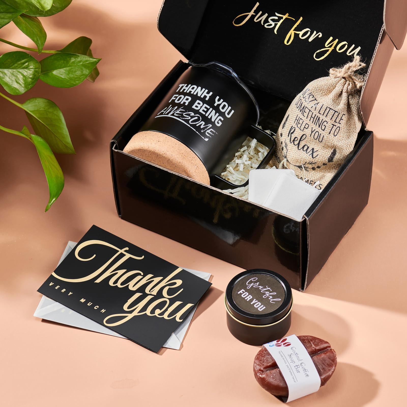 APRBOX Thank You Gifts Employee Appreciation Gifts Mothers Day Gifts with Thank You Cards Spa Gift Baskets for Men Women Teacher Assistant Worker Farewell Goodbye Gift for Coworker Hostess Staff - The One Stop Deals