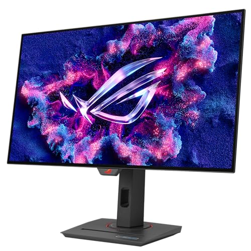 ASUS ROG Strix 27” 1440P OLED Gaming Monitor (XG27AQDMG) - QHD, Glossy OLED, 240Hz, 0.03ms, Custom Heatsink, Anti - Flicker,Uniform Brightness, G - SYNC Compatible, 99% DCI - P3, DisplayWidget, - The One Stop Deals