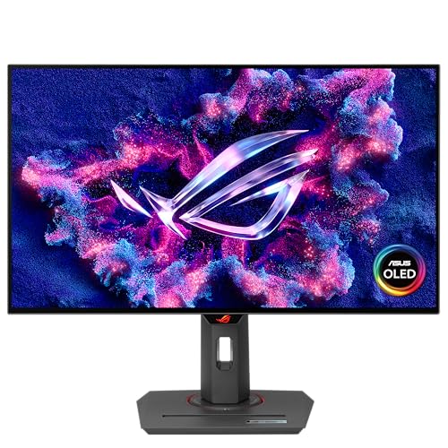 ASUS ROG Strix 27” 1440P OLED Gaming Monitor (XG27AQDMG) - QHD, Glossy OLED, 240Hz, 0.03ms, Custom Heatsink, Anti - Flicker,Uniform Brightness, G - SYNC Compatible, 99% DCI - P3, DisplayWidget, - The One Stop Deals