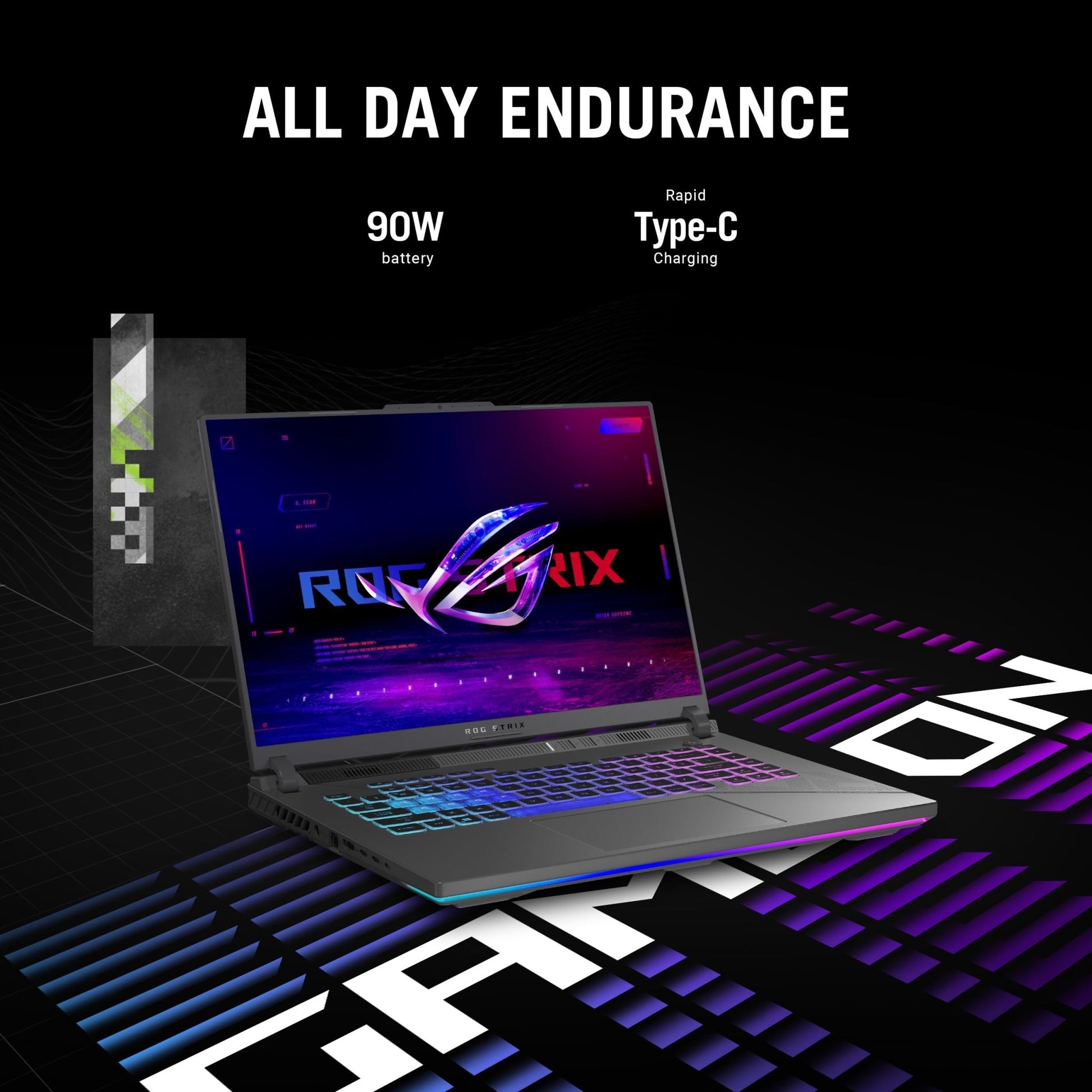 ASUS ROG Strix G16 (2024) Gaming Laptop, 16” ROG Nebula Display 16:10 QHD 240Hz, NVIDIA® GeForce RTX™ 4070, Intel® Core™ i9 - 14900HX, 16GB DDR5 - 5600, 1TB PCIe Gen4 SSD, Wi - Fi 6E, Win 11, G614JIR - AS94 - The One Stop Deals