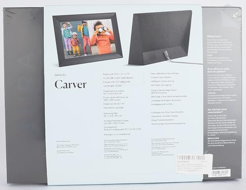 Aura Digital Picture Frame - 10.1" HD Display | Wirecutter's Best Digital Frame for Gifting - Send Photos Directly from Your Phone from Anywhere | Quick & Easy Setup Over WiFi - Free Aura App | Black - The One Stop Deals