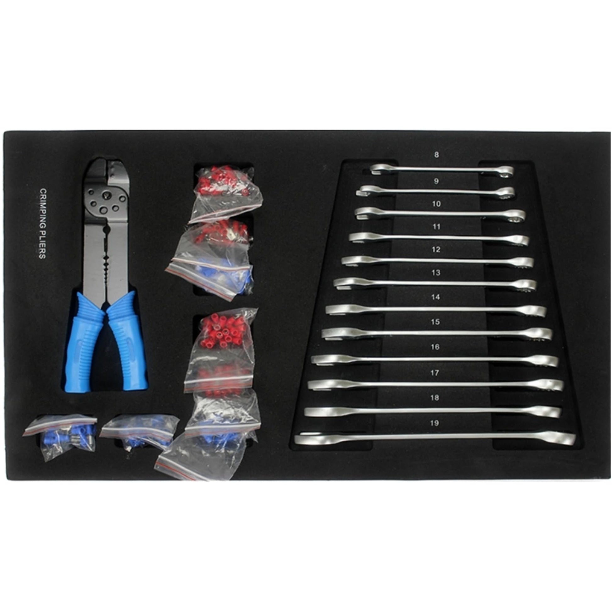 Campfun Tool Set 238pcs, Mechanic Tool Set for Home with Tool Cart, Rolling Tool Box Set with Socket Wrench Ratchet Plier Screwdriver, Home Tool Set Mechanics Kit Organizer for Workshop Home, Blue - The One Stop Deals