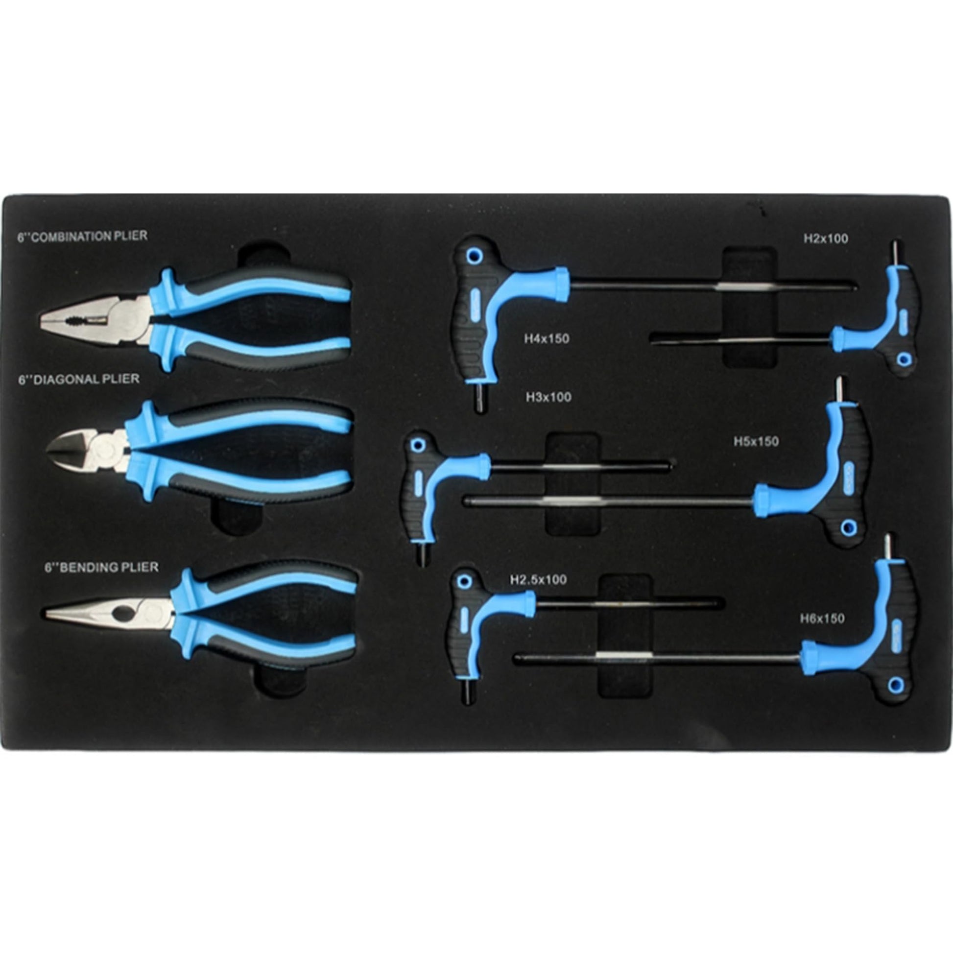 Campfun Tool Set 238pcs, Mechanic Tool Set for Home with Tool Cart, Rolling Tool Box Set with Socket Wrench Ratchet Plier Screwdriver, Home Tool Set Mechanics Kit Organizer for Workshop Home, Blue - The One Stop Deals