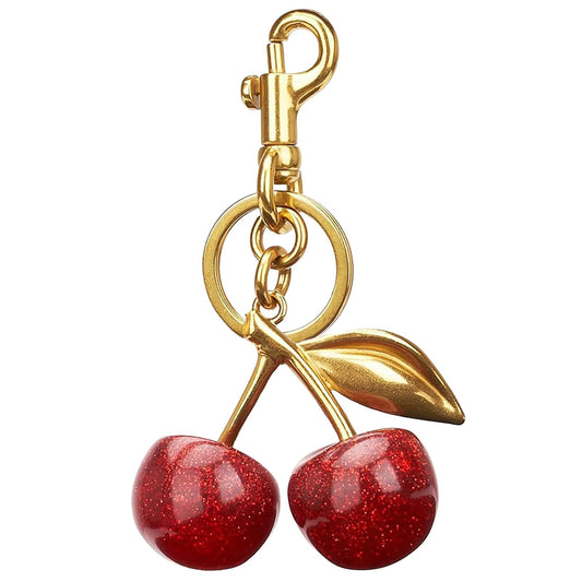 Cherry Bag Charm Purse Charms Keychain - Car Cherry Accessories keychian Gifts for Women Christmas Gifts For Women Valentine Bag Gifts For Women - The One Stop Deals