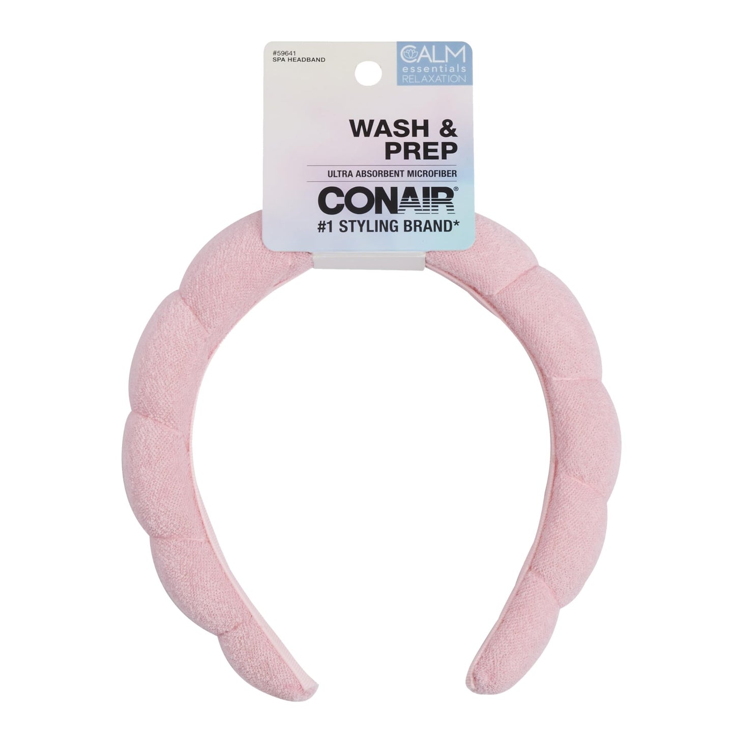 Conair Spa Makeup and Face Washing Headband - Bubble Design - Pink - The One Stop Deals