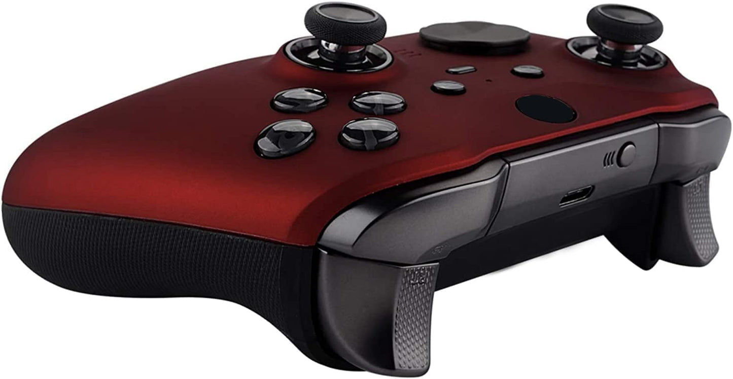 Custom Controllerzz Elite Series 2 Controller Compatible With Xbox One, Xbox Series S and Xbox Series X (Red) - The One Stop Deals