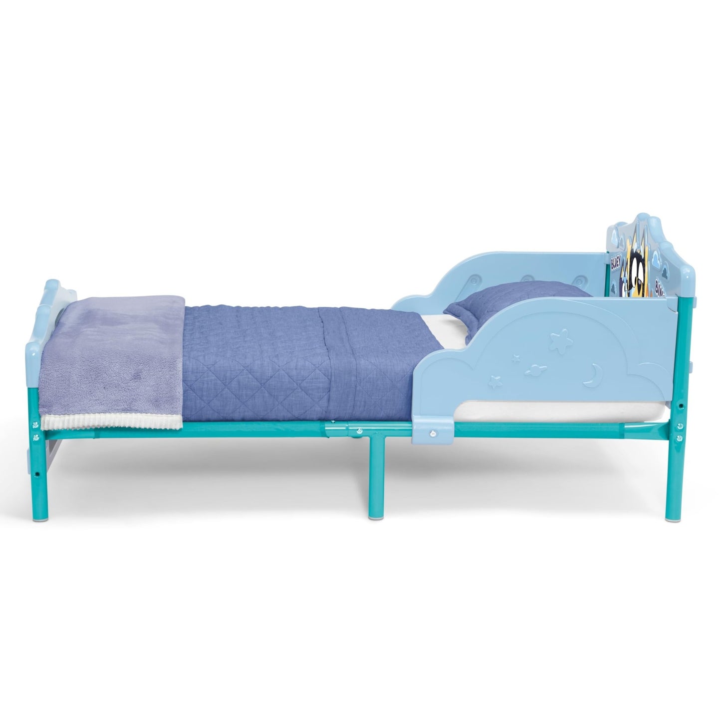 Delta Children - Bluey 3D Toddler Bed, Blue - The One Stop Deals