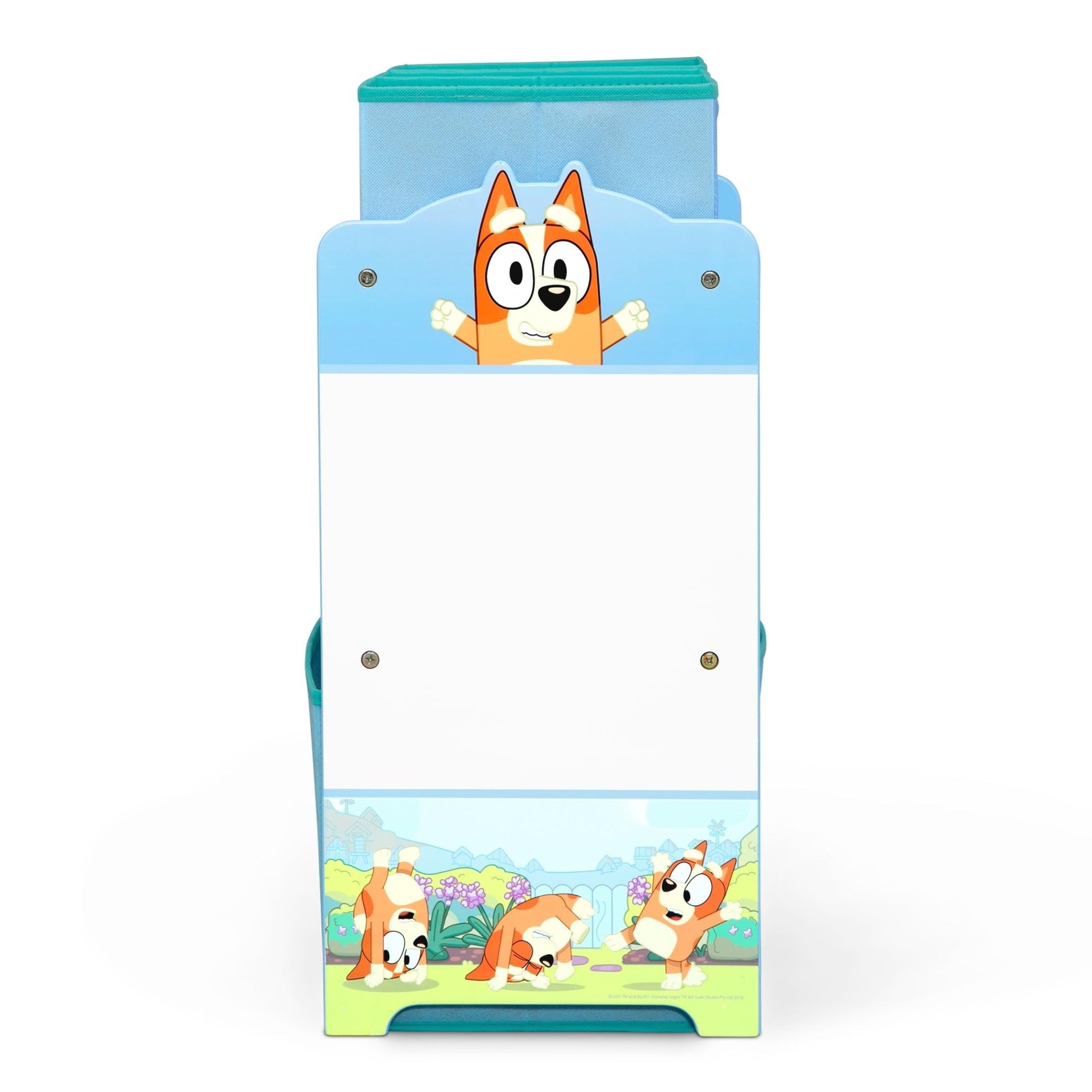 Delta Children - Bluey Design & Store 6 Bin Toy Storage Organizer - Greenguard Gold Certified, Blue - The One Stop Deals