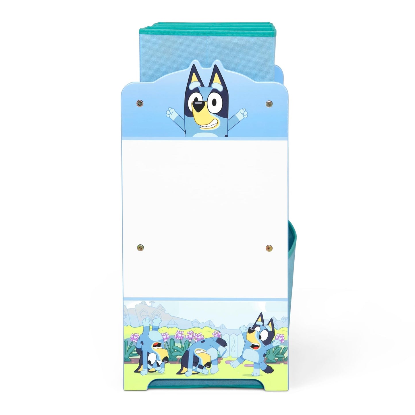 Delta Children - Bluey Design & Store 6 Bin Toy Storage Organizer - Greenguard Gold Certified, Blue - The One Stop Deals