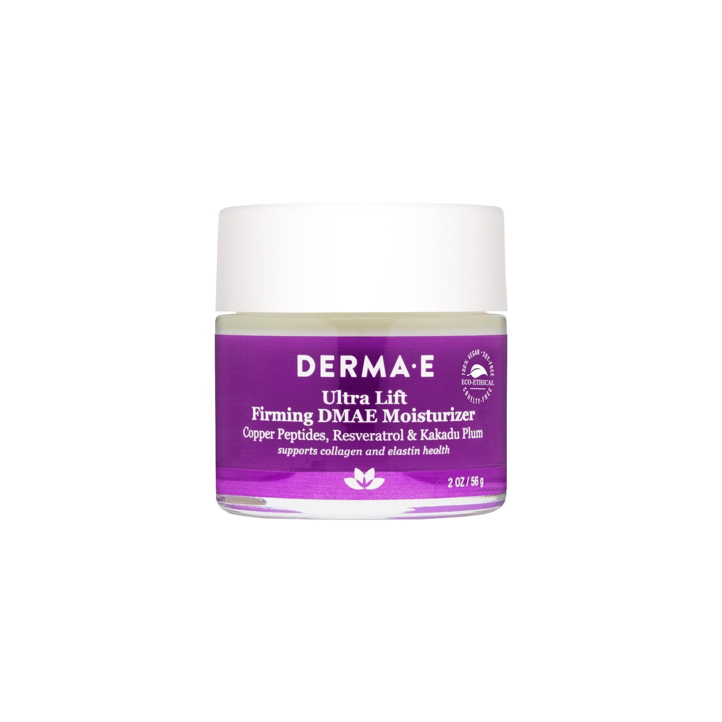 Derma E Firming DMAE Moisturizer - Copper Peptides, Resveratrol & Kakadu Plum - Supports Collagen and Elastin Health– Vegan Facial Skin Care, 2oz - The One Stop Deals