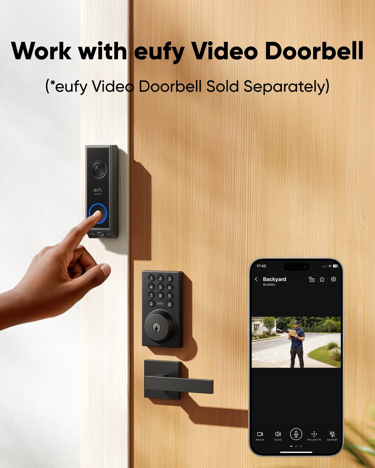 eufy Security Smart Lock C30, Keyless Entry Door Lock, Built - in WiFi Deadbolt, Smart Lock for Front Door, No Bridge Required, Easy Installation, App Remote Control, Auto Lock - The One Stop Deals