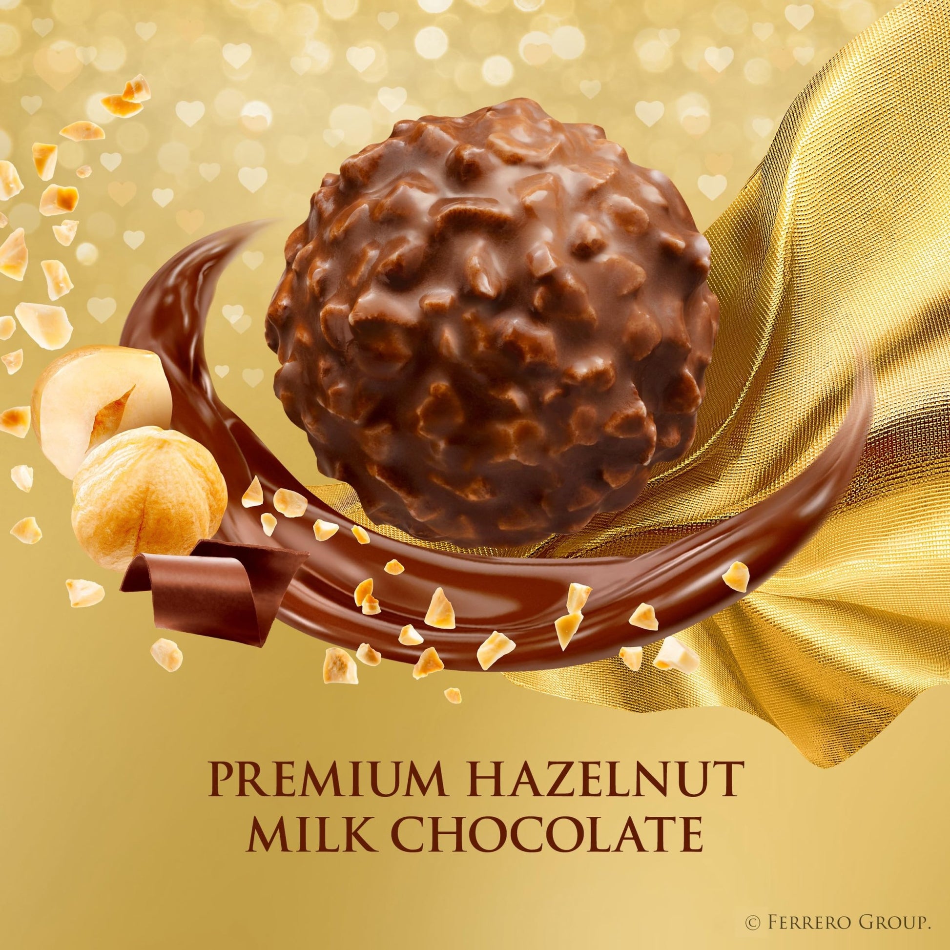 Ferrero Rocher, 24 Count, Gourmet Milk Chocolate Hazelnut, Chocolate Gift Box, Individually Wrapped, 10.6 oz - The One Stop Deals