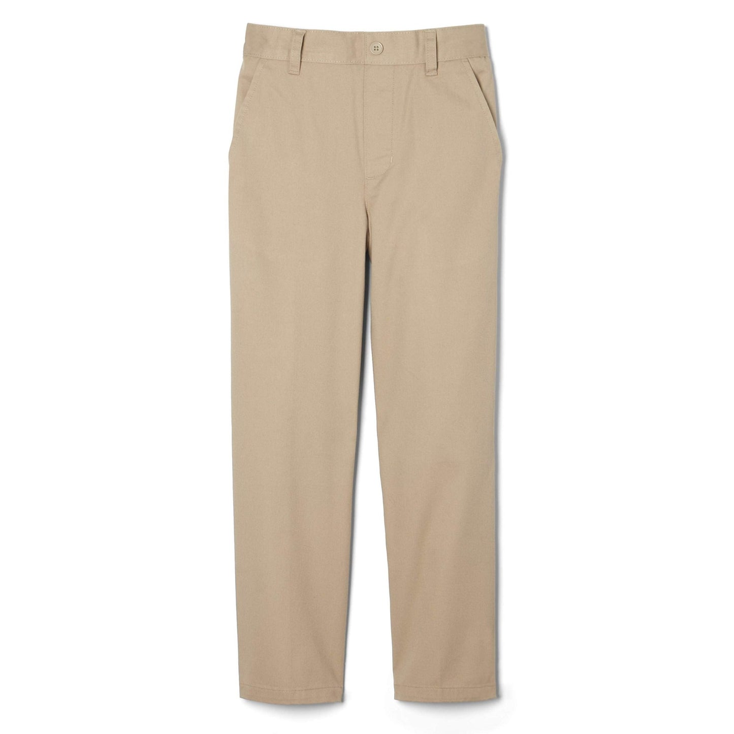 French Toast Boys' Big Pull - on Relaxed Fit School Uniform Pant (Standard & Husky), Khaki, 8 - The One Stop Deals