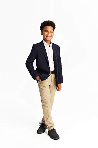 French Toast Boys' Long Sleeve Classic Dress Shirt (Standard & Husky), White, 4T - The One Stop Deals