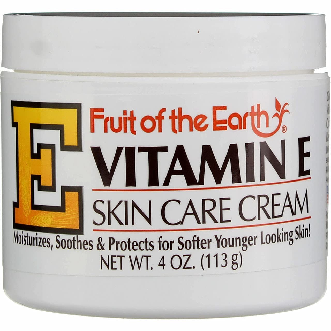 Fruit of the Earth Vitamin E Skin Care Cream 4 oz per Jar - Pack of 8 - The One Stop Deals