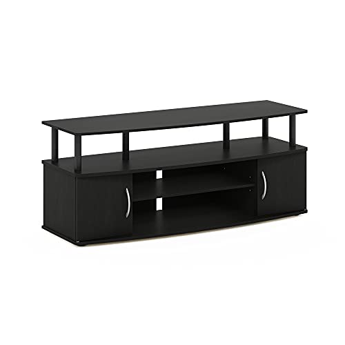 Furinno JAYA Large Entertainment Stand for TV Up to 55 Inch, Blackwood - The One Stop Deals