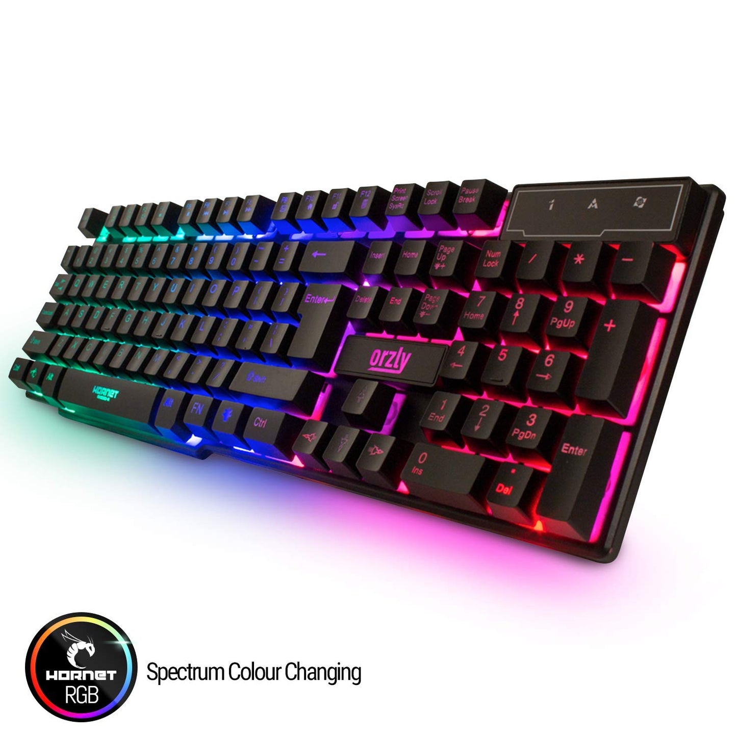 Gaming Keyboard and Mouse and Mouse pad and Gaming Headset, Wired LED RGB Backlight Bundle for PC Gamers and Xbox and PS4 Users - 4 in 1 Edition Hornet RX - 250 - The One Stop Deals