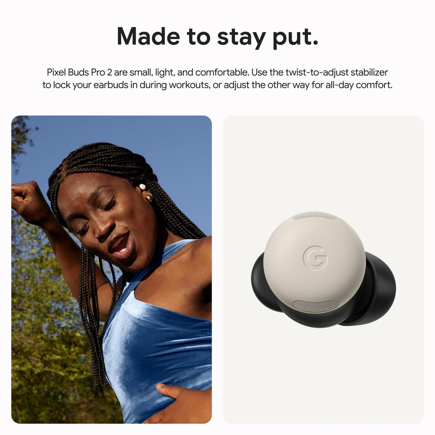 Google Pixel Buds Pro 2 - Wireless Earbuds with Active Noise Cancellation – Bluetooth Headphones - Hazel - The One Stop Deals