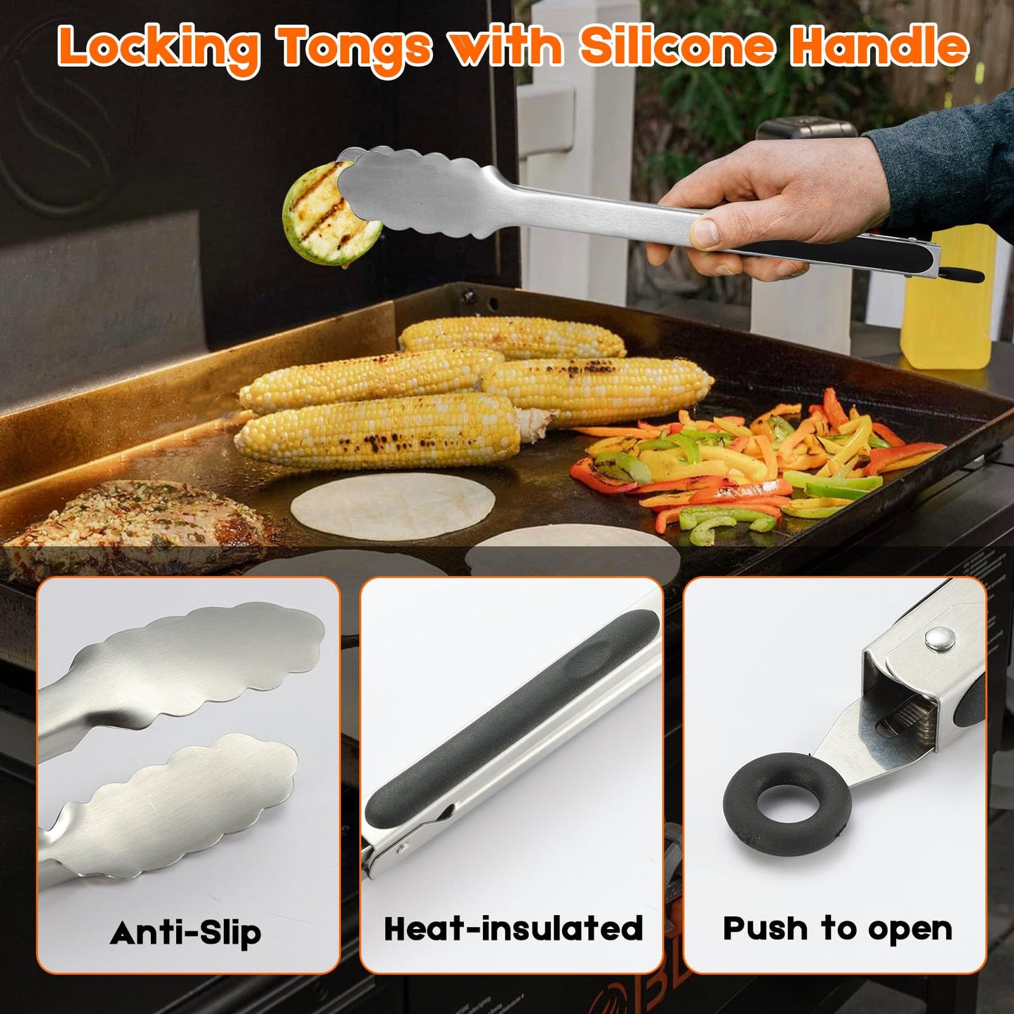 Grilling Gifts for Dad’s Birthday, 16PCS Griddle Accessories Kit Best DAD Spatula Birthday Gifts for Dad from Son Daughter, Dad Grilling Gifts World’s Best Dad Gifts Idea for Father New Dad Daddy - The One Stop Deals