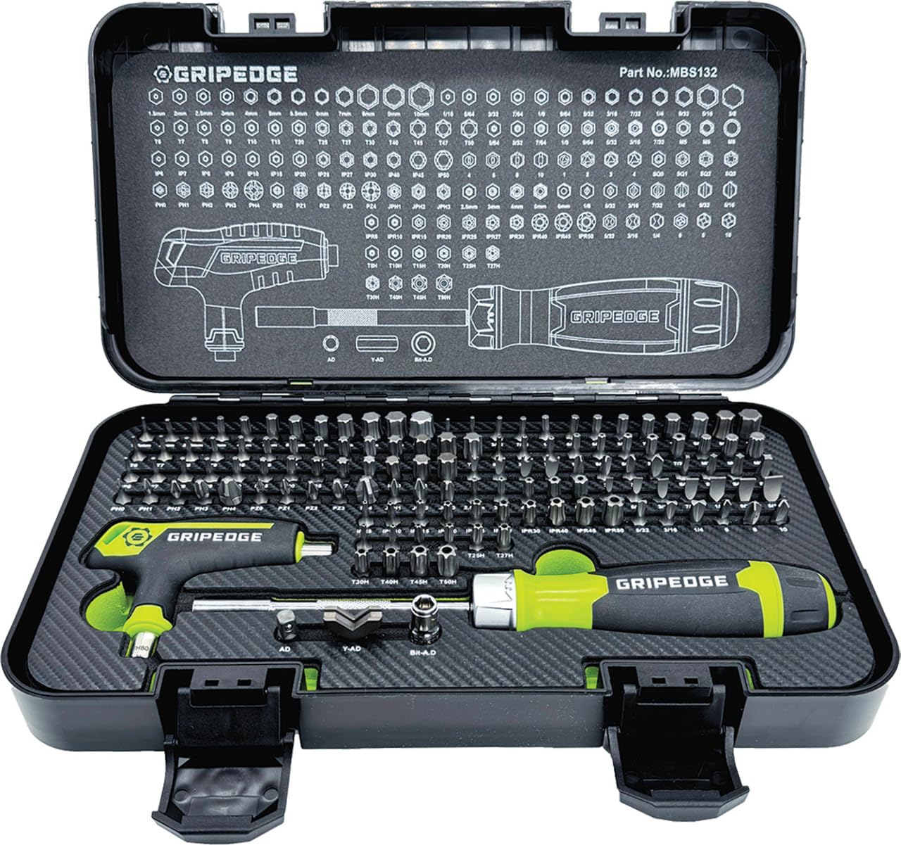 GRIPEDGE Tools | 132 - PC R.P.T. Multi - Bit Driver Set - The One Stop Deals