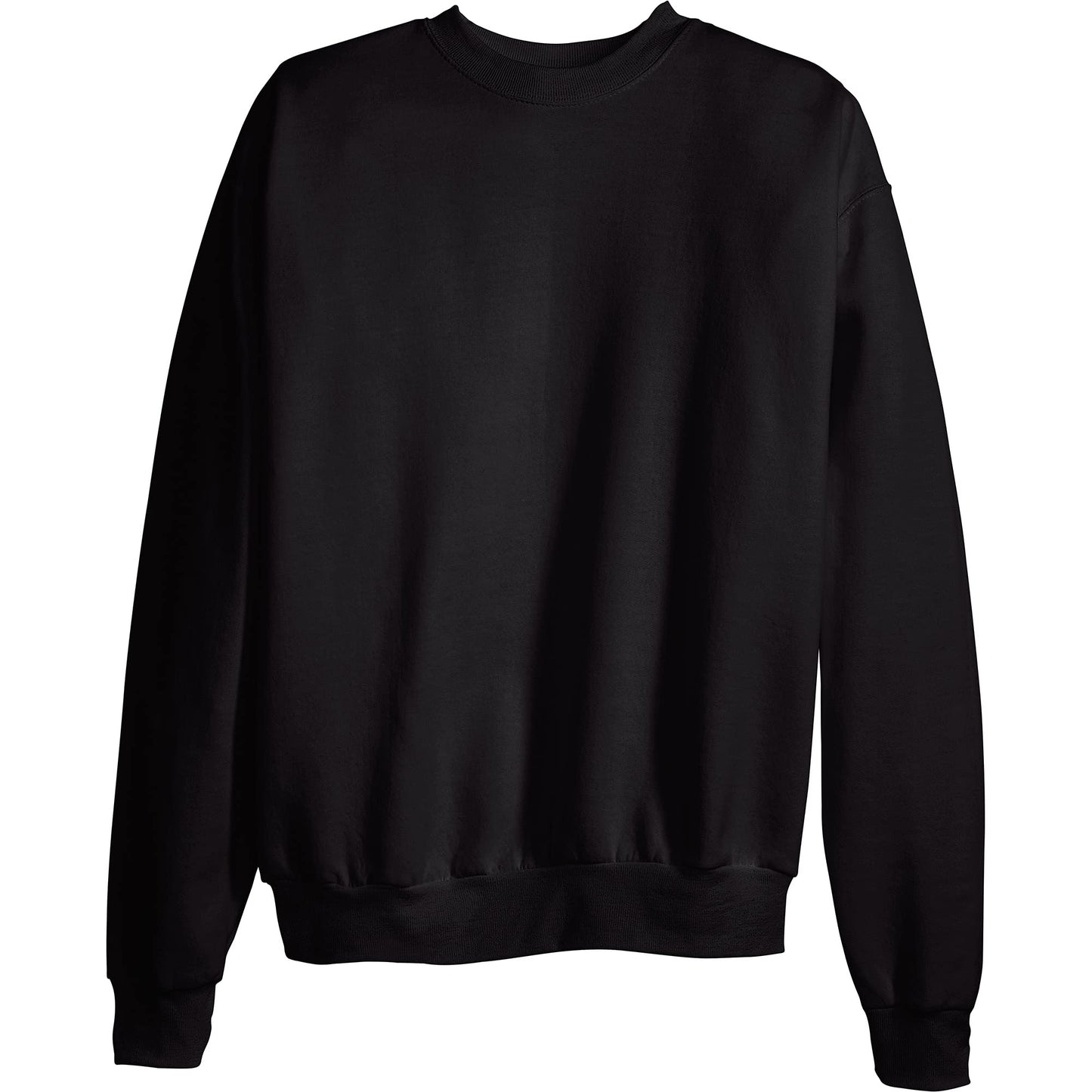 Hanes Men's EcoSmart Sweatshirt, Black, 2XL - The One Stop Deals