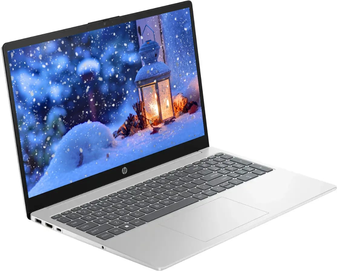 HP 15.6" Touchscreen Business & Student Laptop Computer, 64GB RAM 2TB SSD, 10 - Cores Intel Core i5, Windows 11 Pro Laptop with Microsoft Office Lifetime Suite, PLUSERA Earphones, Silver - The One Stop Deals