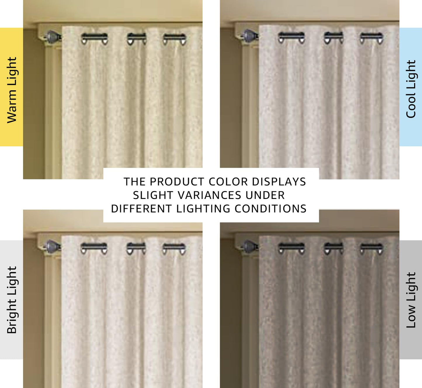 H.VERSAILTEX Linen Blackout Curtain Durable Thick Textured Linen Look 100% Blackout Patio Door Curtain Anti Rust Grommet Extra Wide Sliding Door Curtain Panel, W100 x L84 inch - Natural - The One Stop Deals