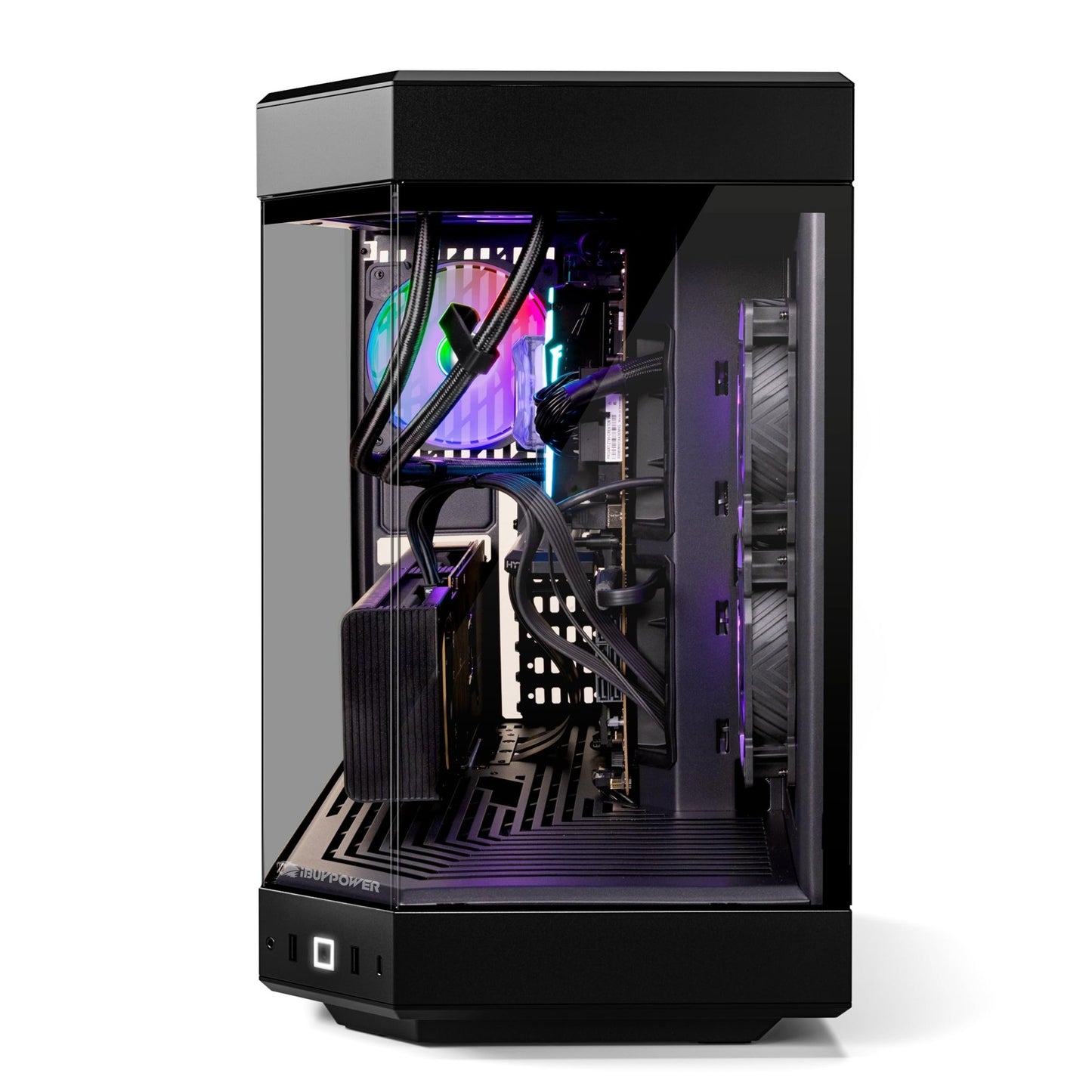 iBUYPOWER Y60 Black Gaming PC Computer Desktop Y60BA9N47TS03 (AMD Ryzen 9 7900X CPU, NVIDIA GeForce RTX 4070 Ti Super 16GB GPU, 32GB DDR5 RGB 5200MHz RAM, 2TB NVMe, WiFi Ready, Windows 11 Home) - The One Stop Deals