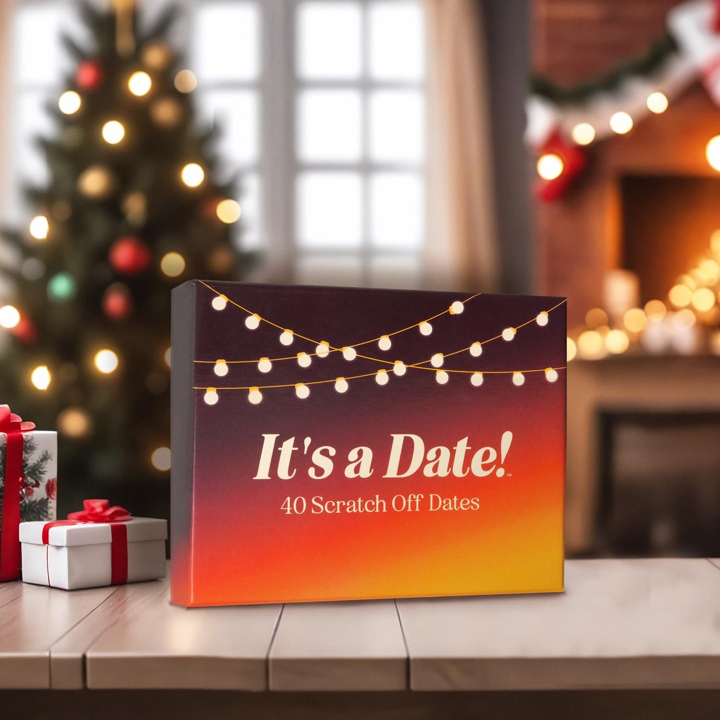 It's a Date!, 40 Fun and Romantic Scratch Off Date Ideas for Him, Her, Girlfriend, Boyfriend, Wife, or Husband - Perfect for Couples Gift for Valentine's Day, Anniversaries, and Birthdays - The One Stop Deals