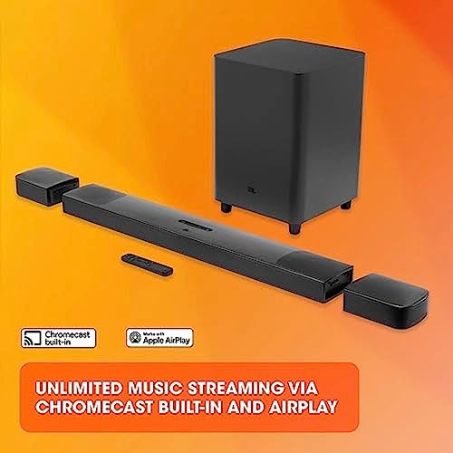 JBL Bar 9.1 - Channel Soundbar System with Surround Speakers and Dolby Atmos, Black - The One Stop Deals