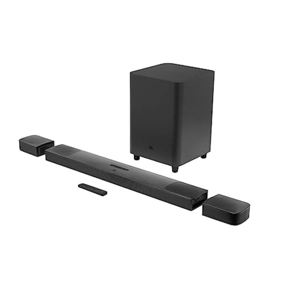 JBL Bar 9.1 - Channel Soundbar System with Surround Speakers and Dolby Atmos, Black - The One Stop Deals