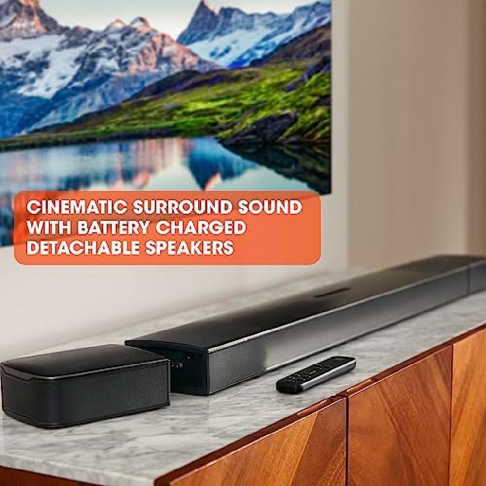 JBL Bar 9.1 - Channel Soundbar System with Surround Speakers and Dolby Atmos, Black - The One Stop Deals