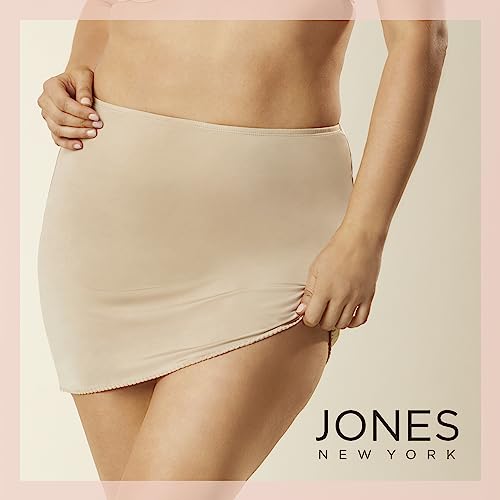 Jones New York womens Silky Touch 16 Anti - cling Above Knee Half Slip, Nude, Small US - The One Stop Deals