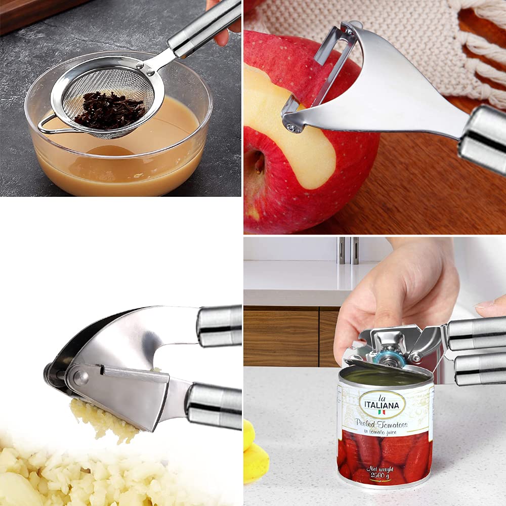 Kitchen Utensils Set - 35 PCs Cooking Utensils with Grater,Tongs, Spoon Spatula &Turner Made of Heat Resistant Food Grade Silicone and Wooden Handles Kitchen Gadgets Tools Set for Nonstick Cookware - The One Stop Deals