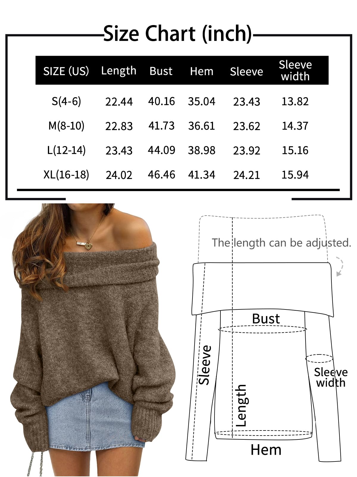 LILLUSORY Womens Off The Shoulder Sweater Oversized Winter Fall Cozy Cute Casual Going Out Batwing Sleeve Vocation Pullover Sweaters 2025 Trendy Clothes Tops Apricot - The One Stop Deals