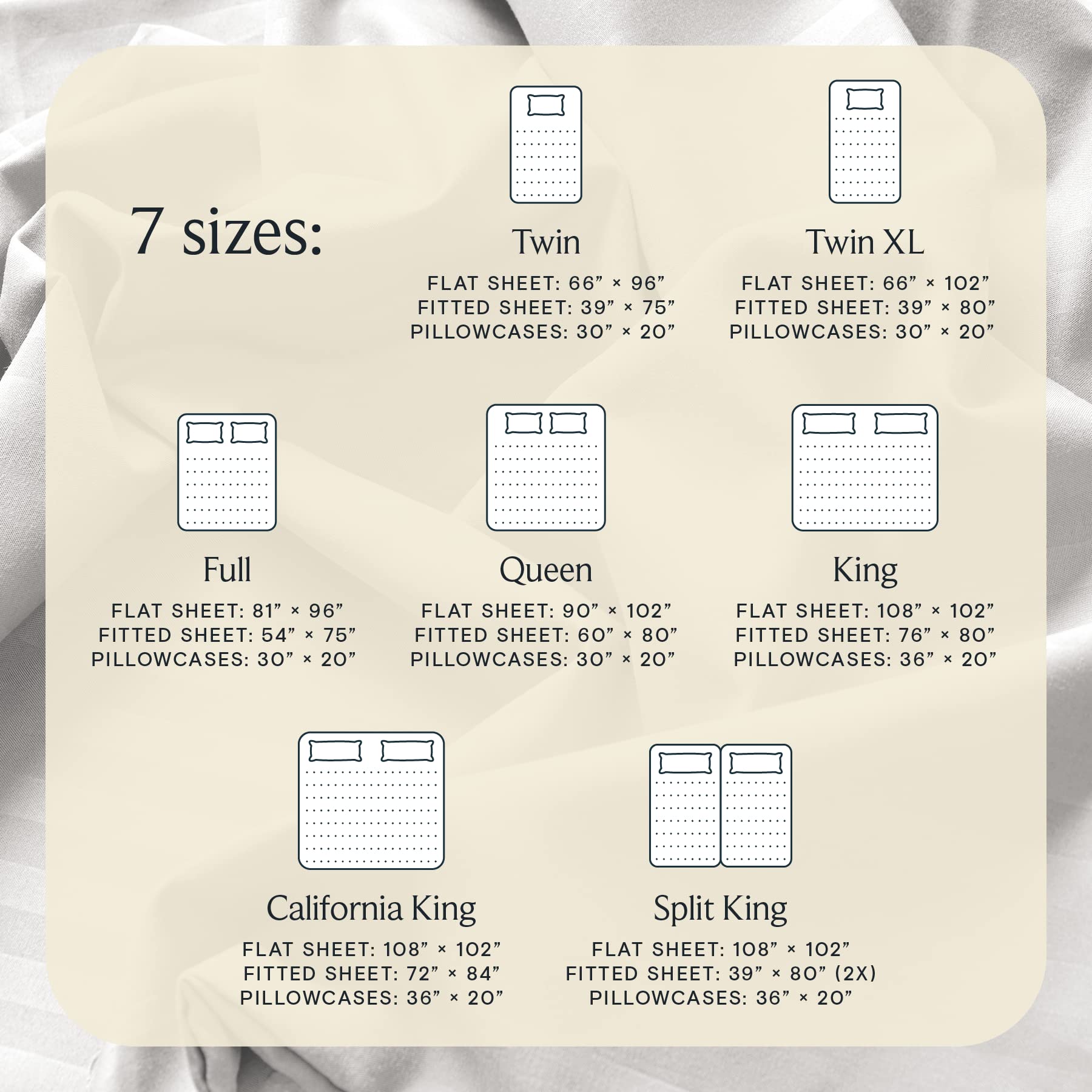 LuxClub 4 PC Queen Sheet Set, Queen Size, Deep Pockets 18" Wrinkle Free Cooling Bed Sheets Machine Washable Hotel Bedding Silky Soft - Cream Queen - The One Stop Deals