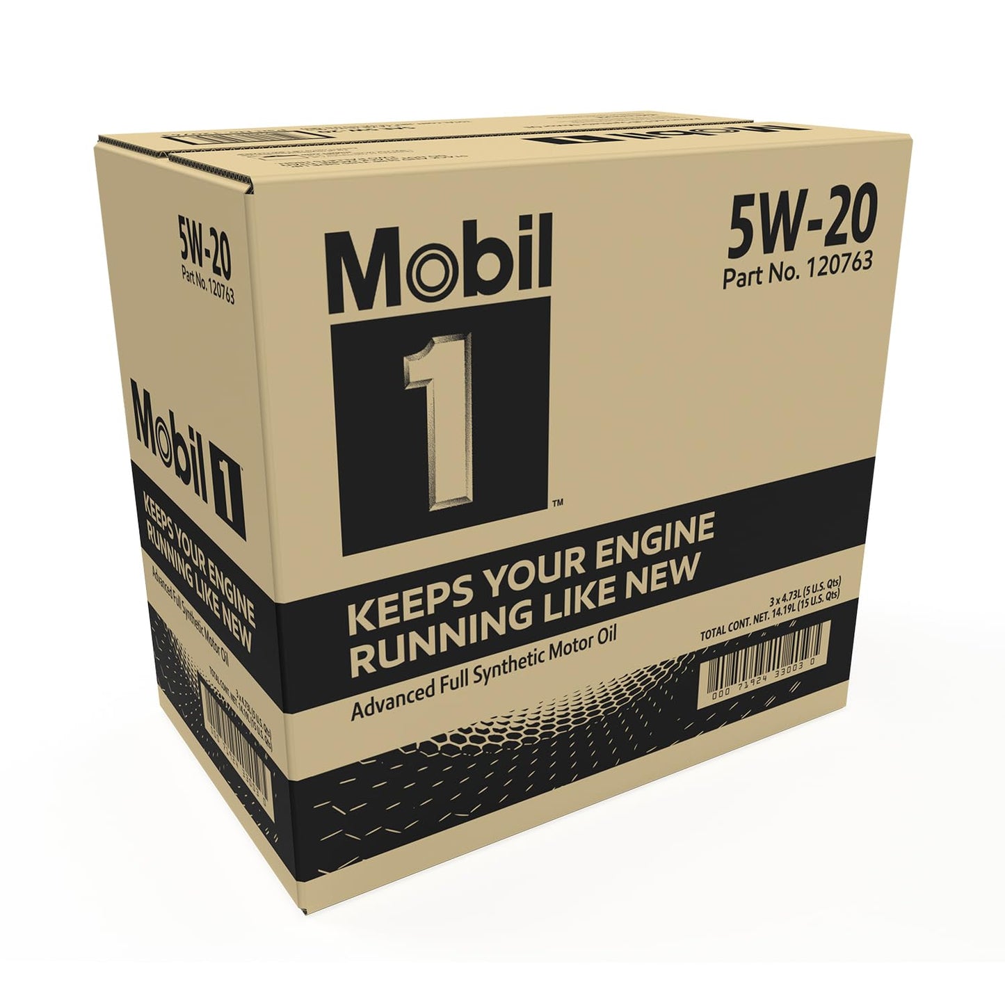 Mobil 1 Advanced Full Synthetic Motor Oil 5W - 20, 5 Quart - The One Stop Deals