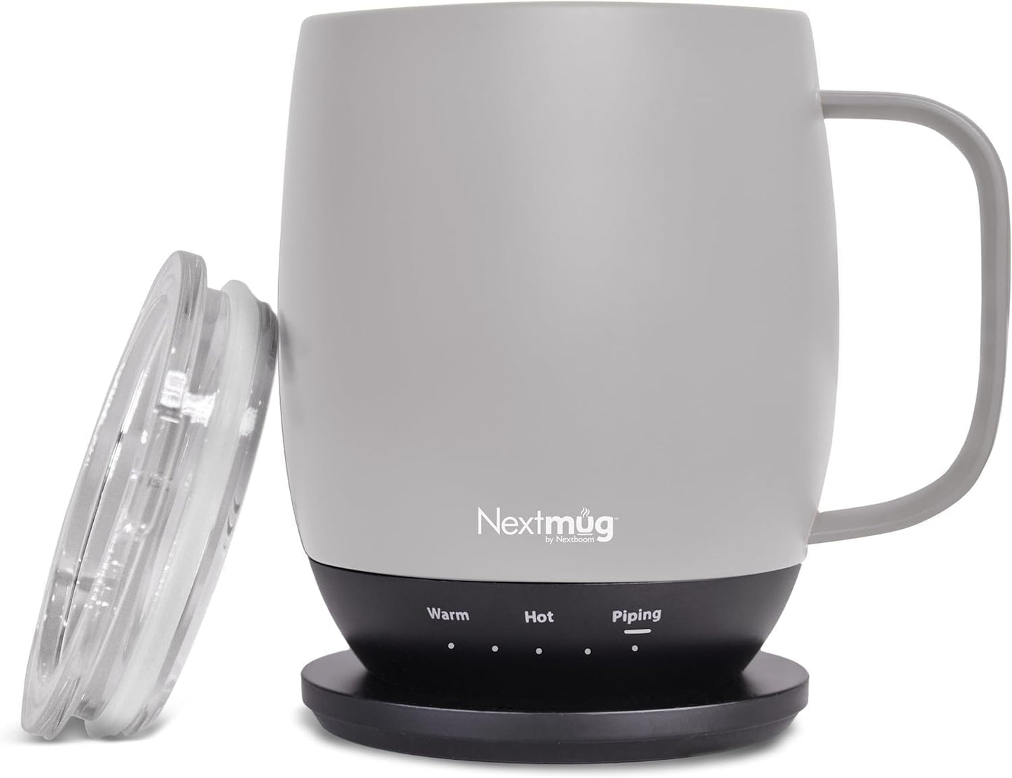 Nextmug - Temperature - Controlled, Self - Heating Coffee Mug (Almond 14 oz.) - The One Stop Deals