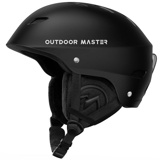 OutdoorMaster Kelvin Ski Helmet - Snowboard Helmet for Men, Women & Youth (Black,M) - The One Stop Deals