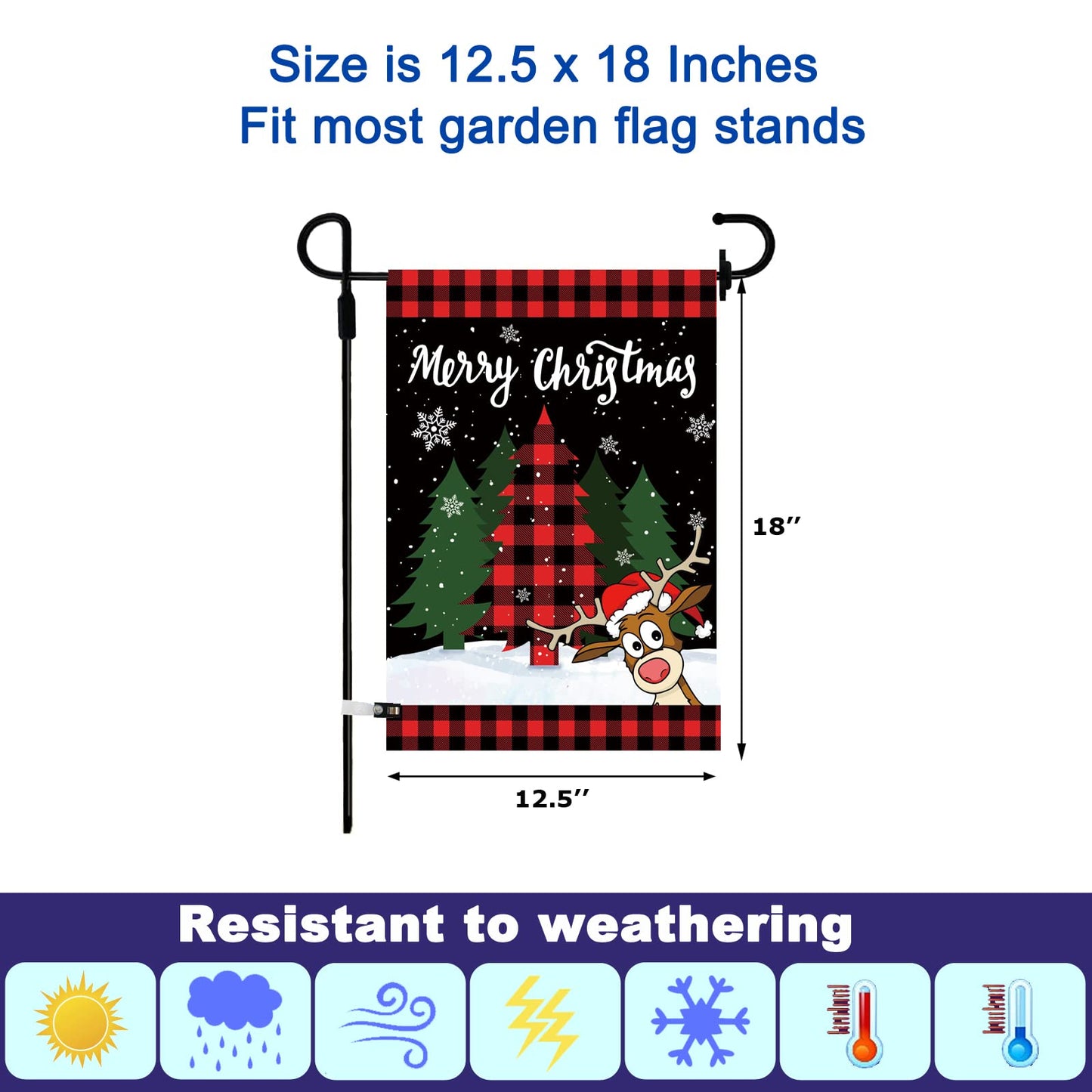 Pating Seasonal Garden Flags Set of 12 Double Sided 12 x 18 Inch, Small Yard Flags for Outside, Christmas Halloween Easter Valentine's Day Outdoor Decor, Holiday Garden Decorations for All Seasons - The One Stop Deals