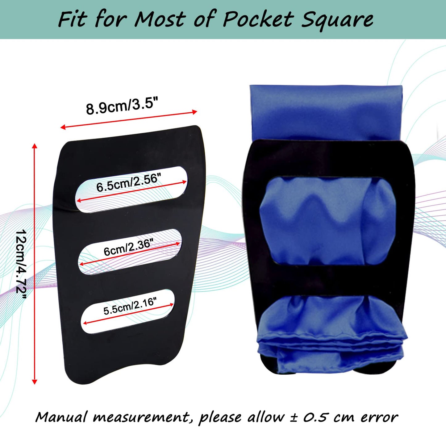 Pocket Squares Holder, Accessories for Men Square Scarf, Suits, Tuxedos,Vests and Dinner Jackets (1 pack) - The One Stop Deals