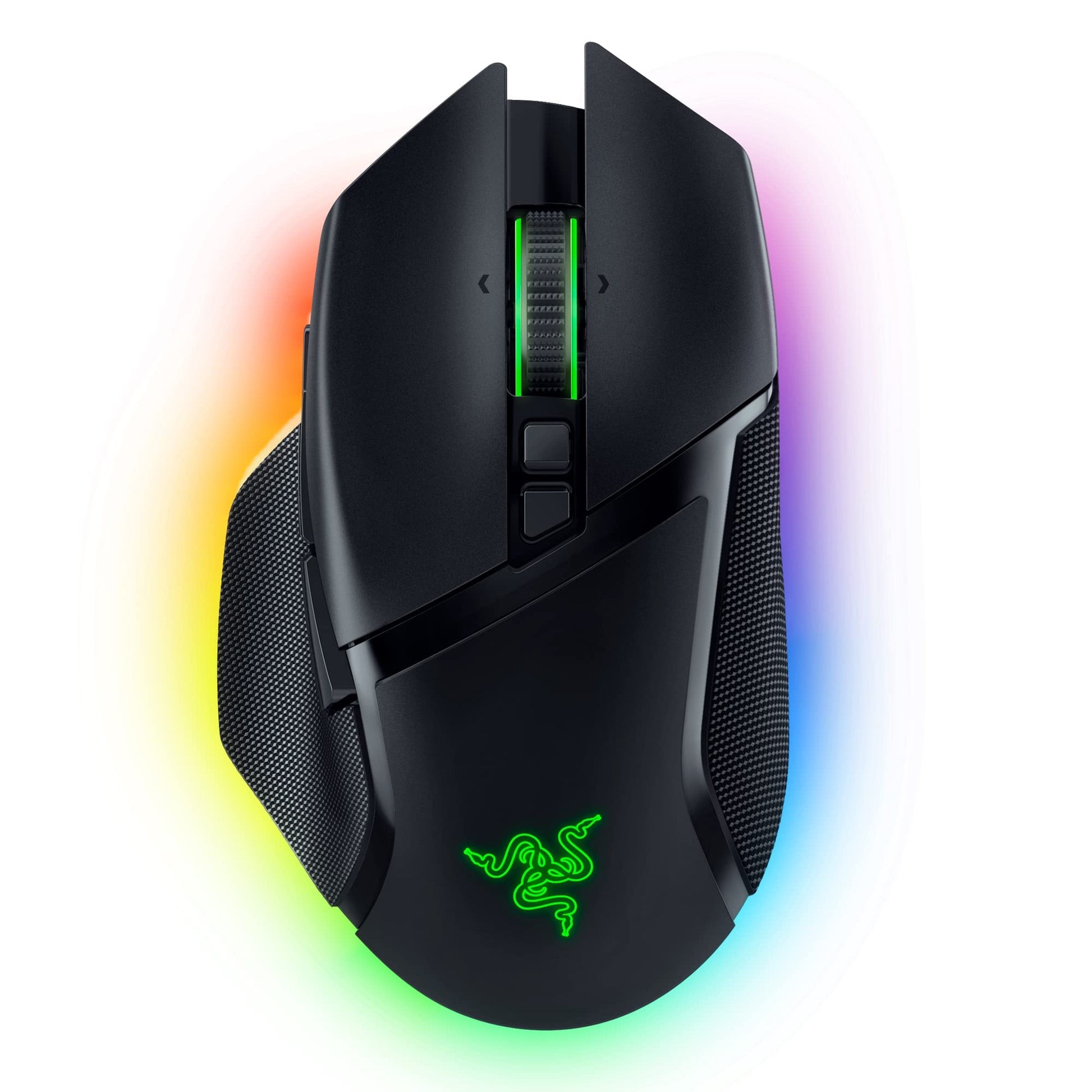 Razer Basilisk V3 Pro Wireless Gaming Mouse: HyperScroll Tilt Wheel - 30K DPI Optical Sensor - Gen - 3 Optical Switches - 13 - Zone Chroma RGB - 13 Programmable Controls - 3 Connection Modes - Black - The One Stop Deals