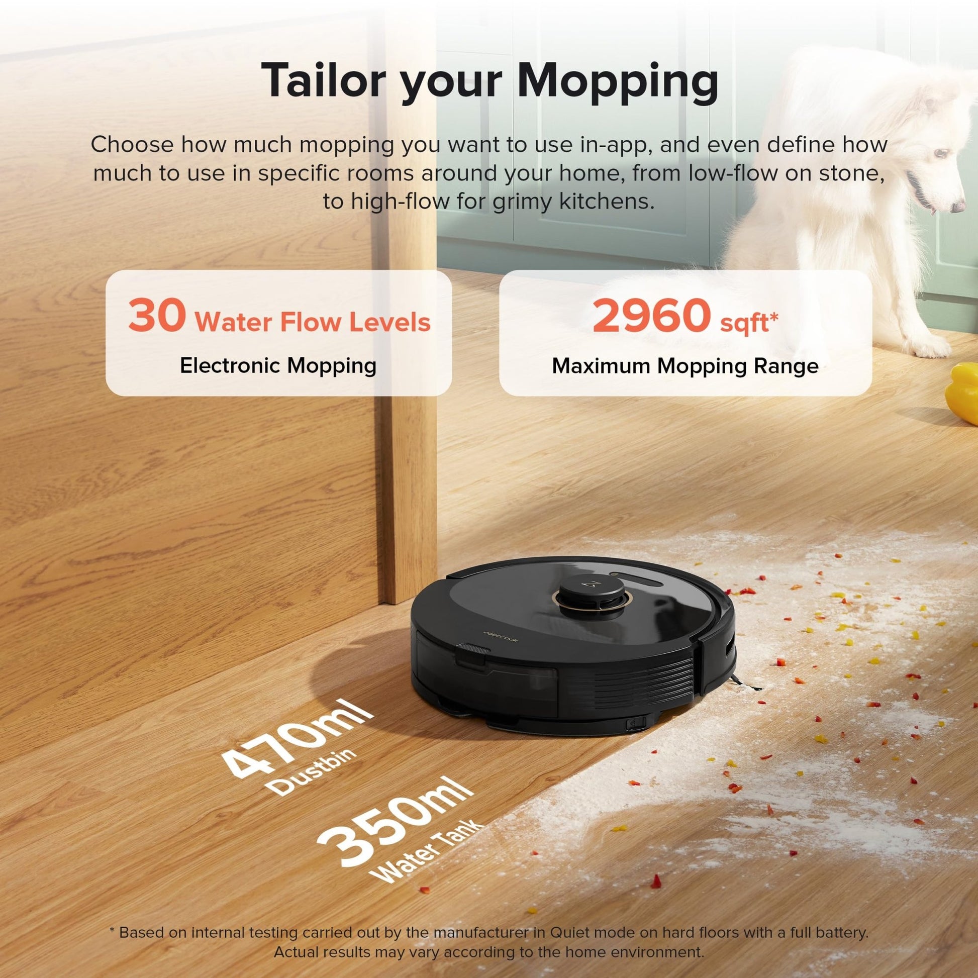 roborock Q8 Max+ Robot Vacuum and Mop, Self - Emptying, Hands - Free Cleaning for up to 7 Weeks, Reactive Tech Obstacle Avoidance, 5500 Pa Suction, DuoRoller Brush, APP - Controlled Mopping, Black - The One Stop Deals