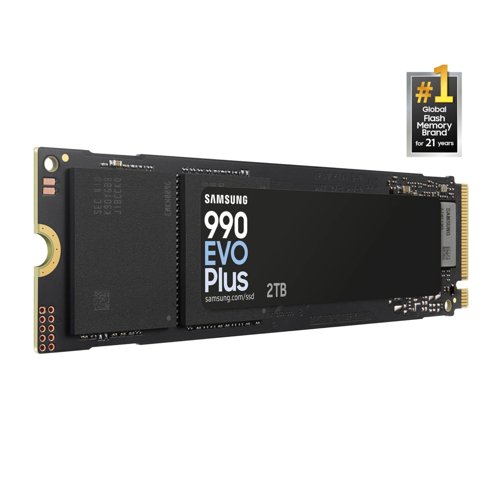 SAMSUNG 990 EVO Plus SSD 2TB, PCIe Gen 4x4, Gen 5x2 M.2 2280, Speeds Up - to 7,250 MB/s, Upgrade Storage for PC/Laptops, HMB Technology and Intelligent Turbowrite 2.0, (MZ - V9S2T0B/AM) - The One Stop Deals