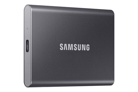 SAMSUNG T7 Portable SSD, 2TB External Solid State Drive, Speeds Up to 1,050MB/s, USB 3.2 Gen 2, Reliable Storage for Gaming, Students, Professionals, MU - PC2T0T/AM, Gray - The One Stop Deals